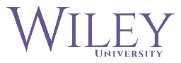 Wiley University logo