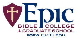 Epic Bible College & Graduate School logo