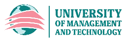University of Management and Technology logo